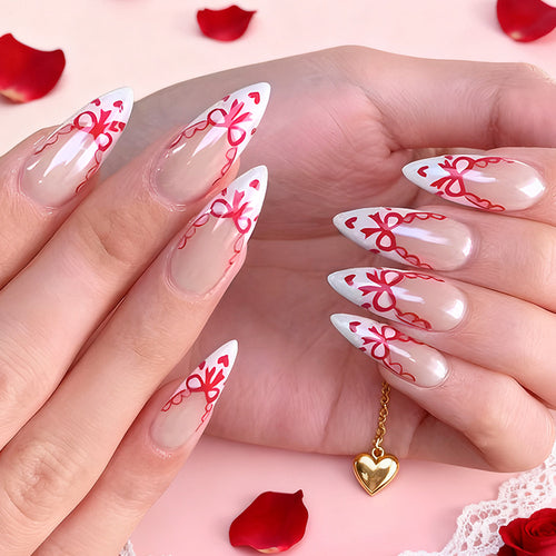 Fancy Decorative Press-On Nails Bowlift
