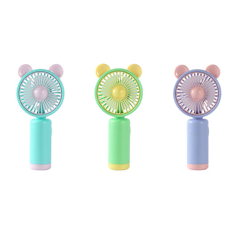 Women's portable hand fan with cute bunny ears design Bowlift