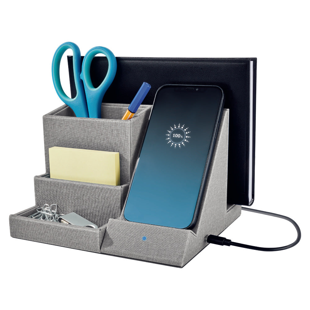 Multifunctional desk organizer with USB charging port Bowlift