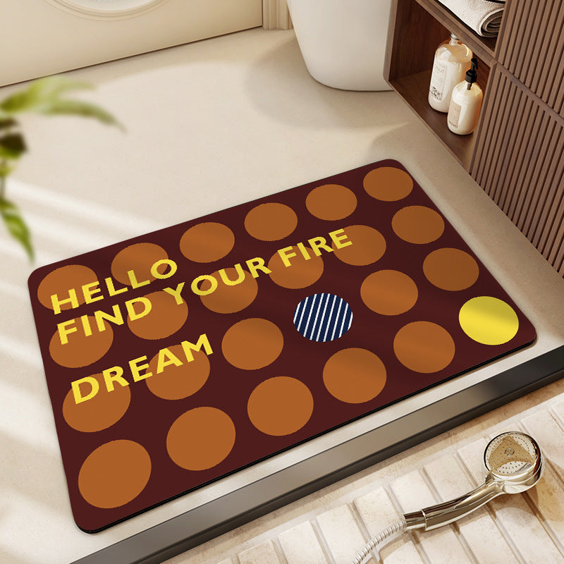 Decorative Honeycomb Bath Mat Bowlift