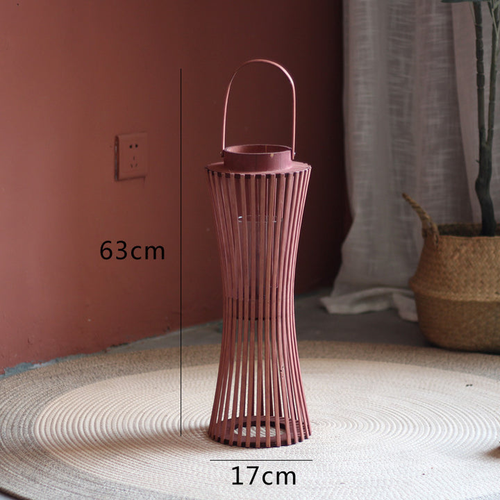 Modern lantern with braided design Bowlift