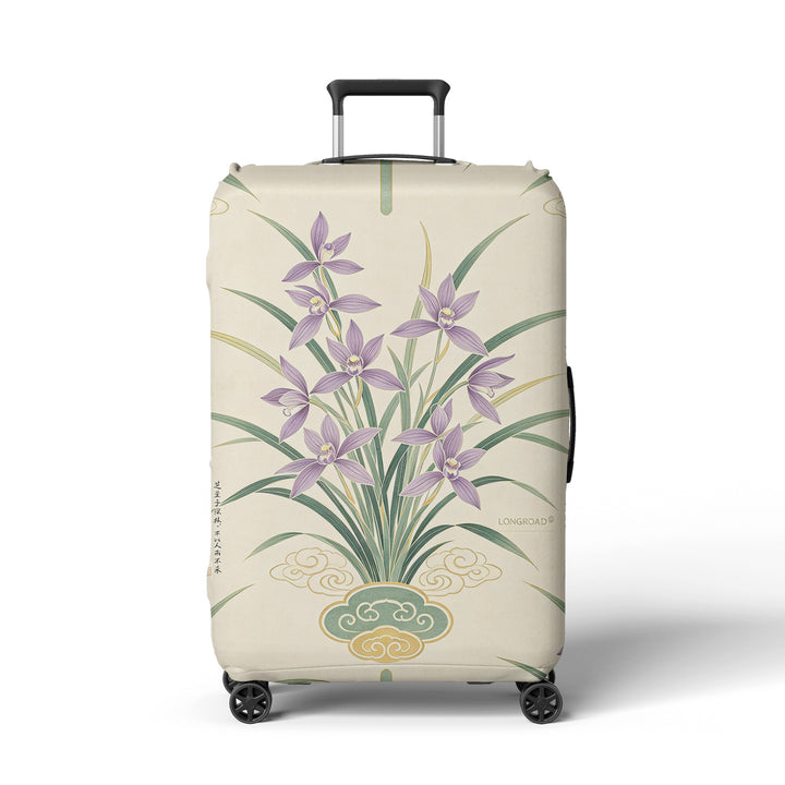 Women Hard Shell Suitcase in Elegant Bamboo Design Bowlift