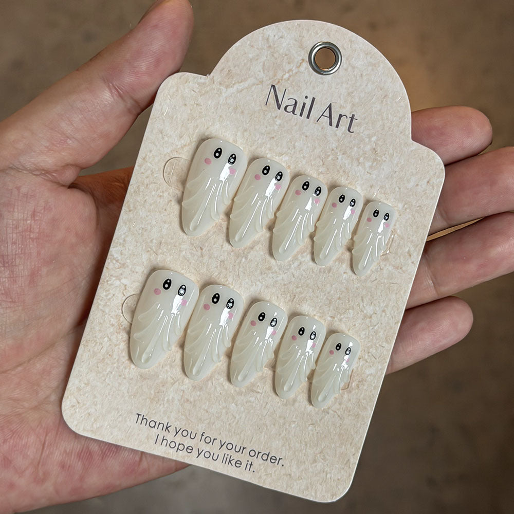 Adorable Character-Themed Press-On Nails Bowlift