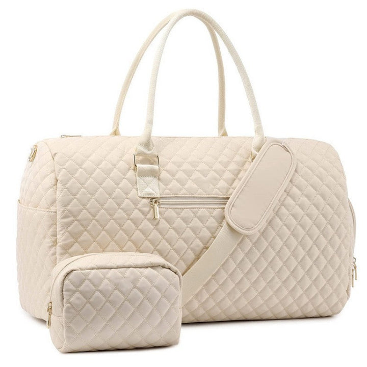 Fashionable and Luxurious Travel Bag with Removable Cosmetic Bag Bowlift
