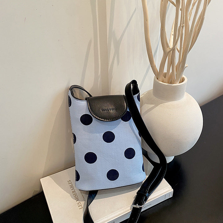 WoStylish Dot-Patterned Mini Crossbody Bag Bowlift