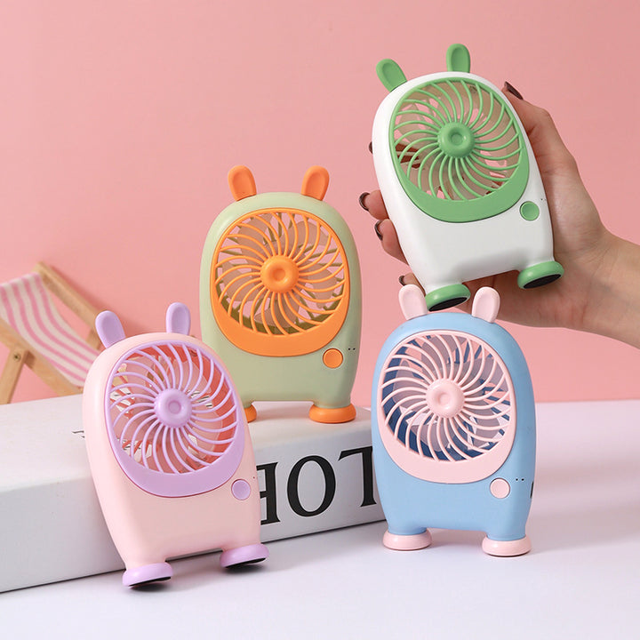 Unisex Portable Mini Handheld Fan in Playful Animal Design Bowlift