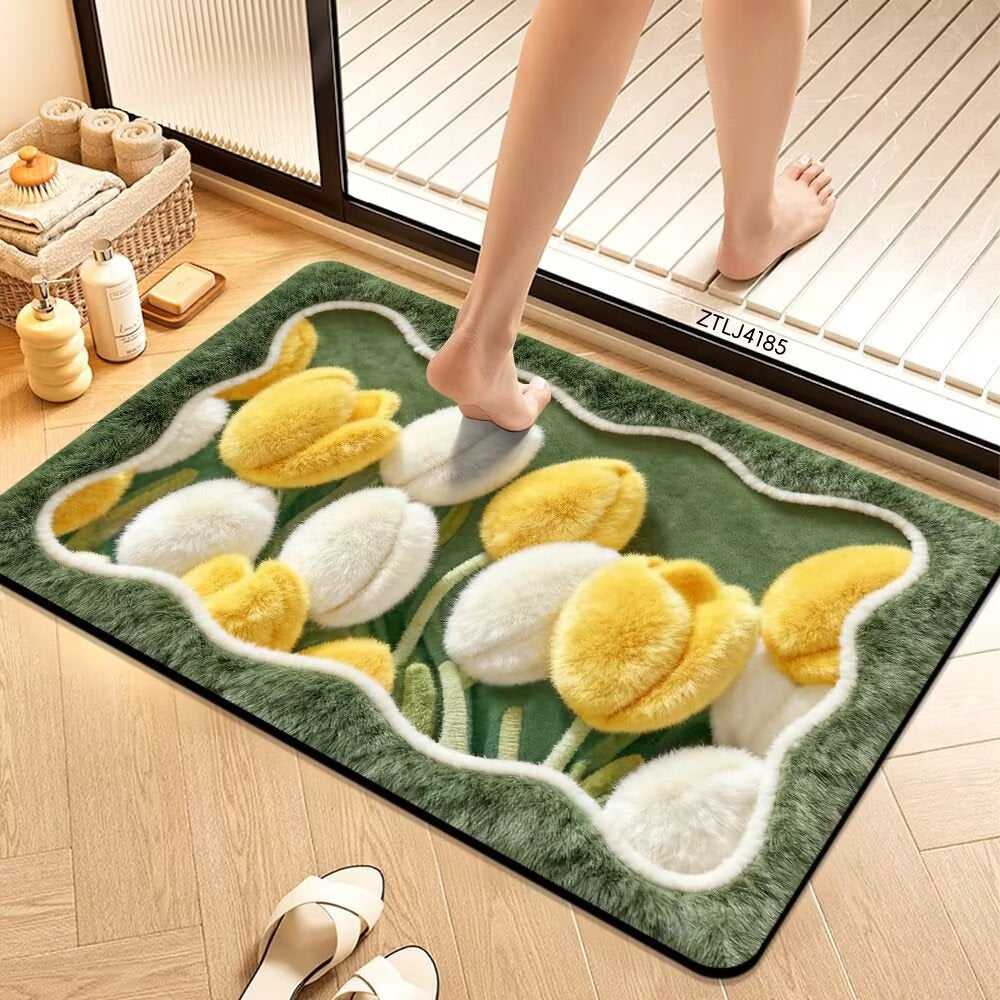 Decorative Bath Mat Bowlift