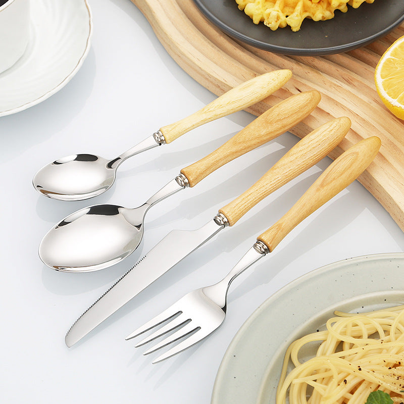 Professional and ergonomic bread knife with wooden handle Bowlift