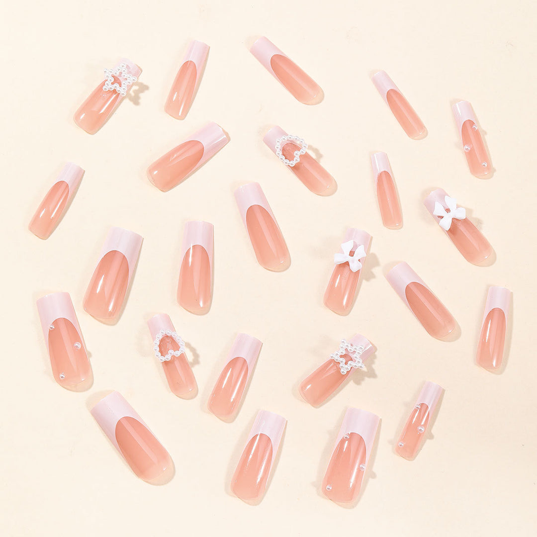 Elegant 3D Decorative Acrylic Nail Art Extensions Bowlift