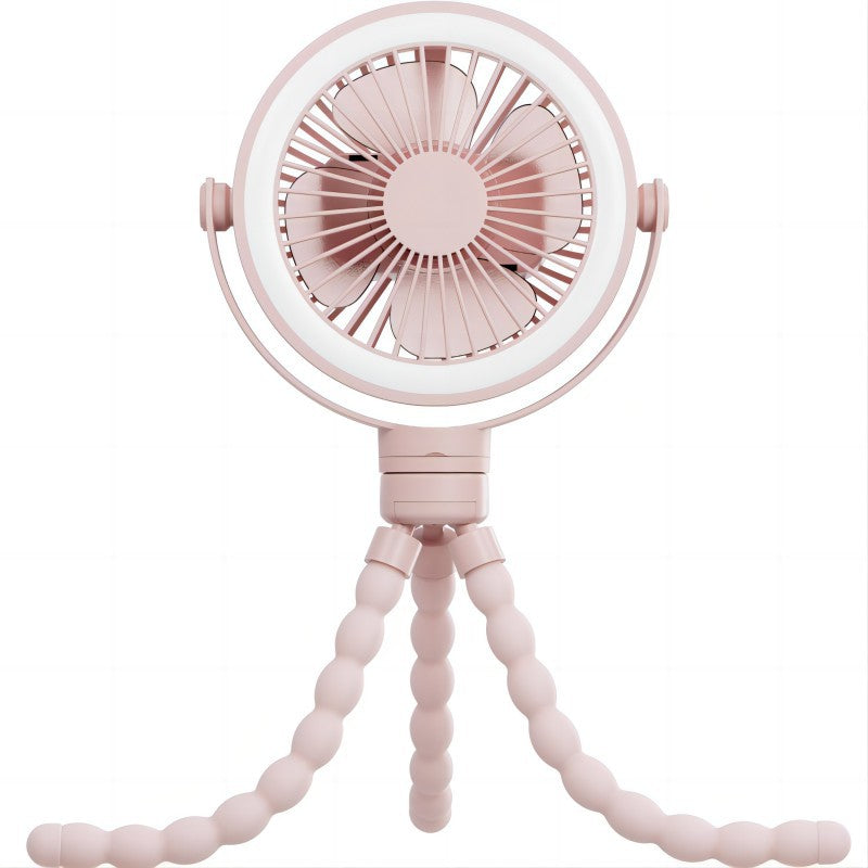 Men's portable fan with flexible tripod Bowlift