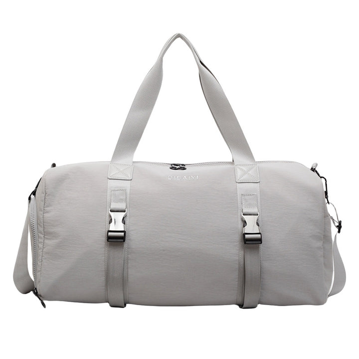 Sporty Duffel Bag with Adjustable Shoulder Strap and Ergonomic Handles Bowlift