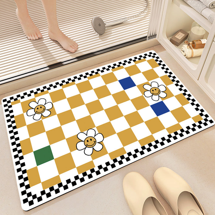 Decorative Honeycomb Bath Mat Bowlift
