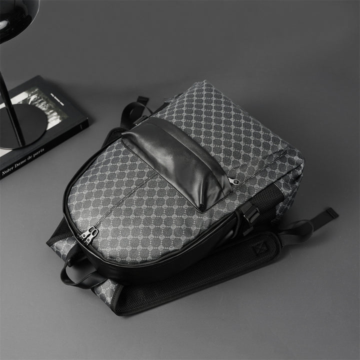 Fashionable city backpack with stylish pattern and durable outer material Bowlift