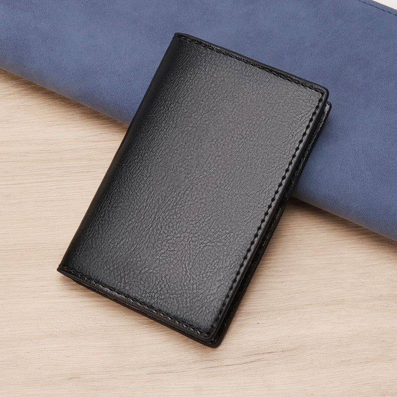 Premium Leather Vertical Card Holder Bowlift