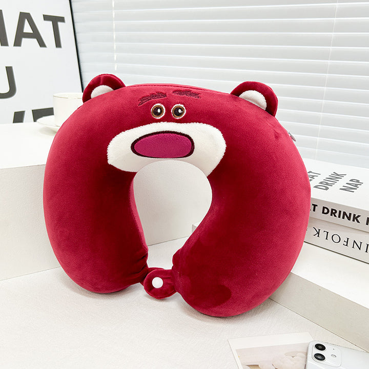 Women's Neck Pillow with Fun Design Bowlift