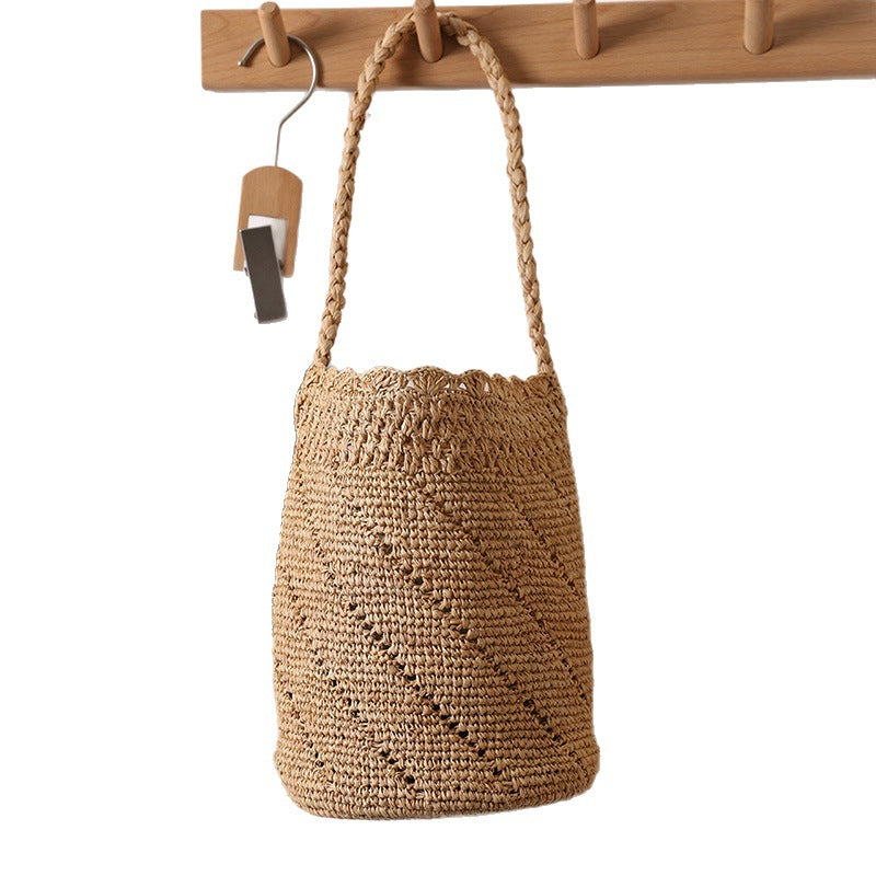 Handmade Woven Basket Bag Bowlift