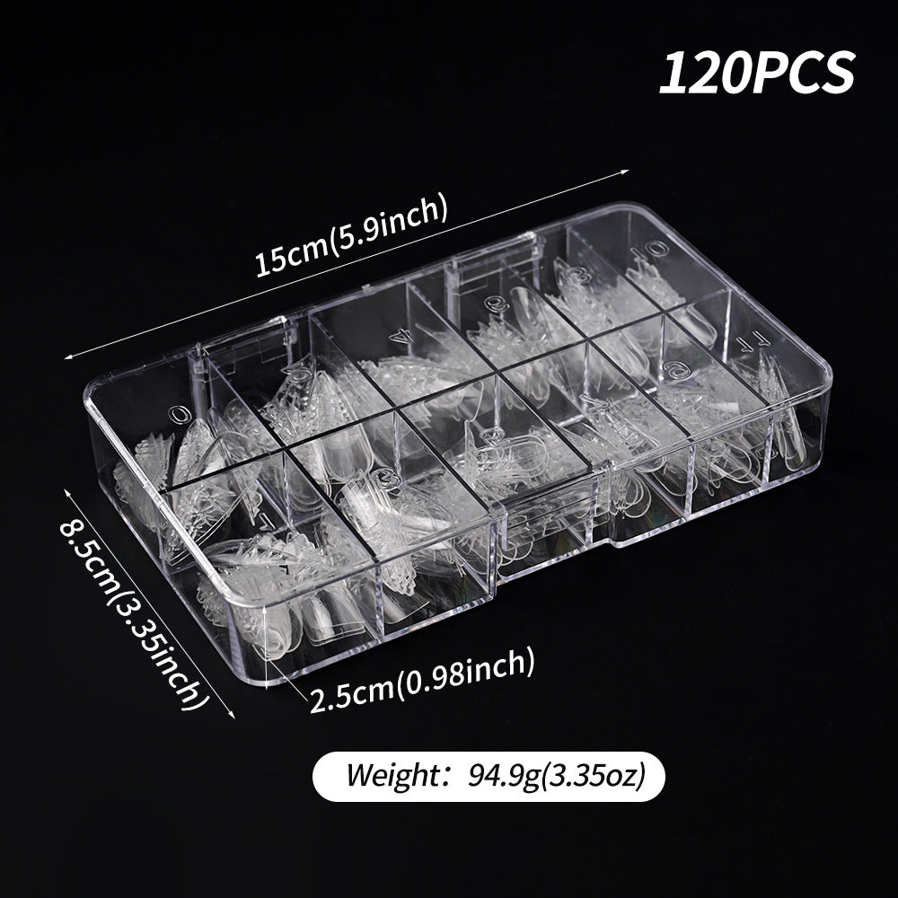 Premium Clear Nail Extension Tips Bowlift