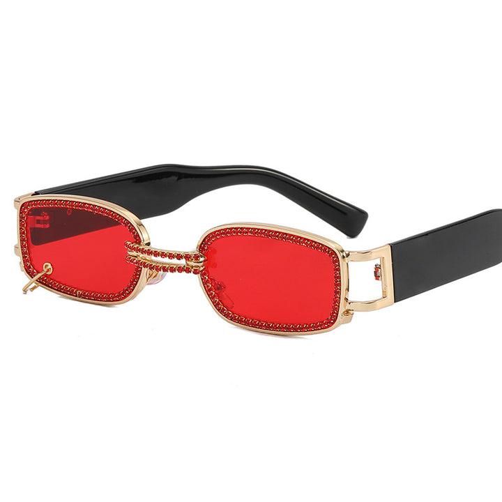 Women's stylish sunglasses with sparkling crystal frame Bowlift