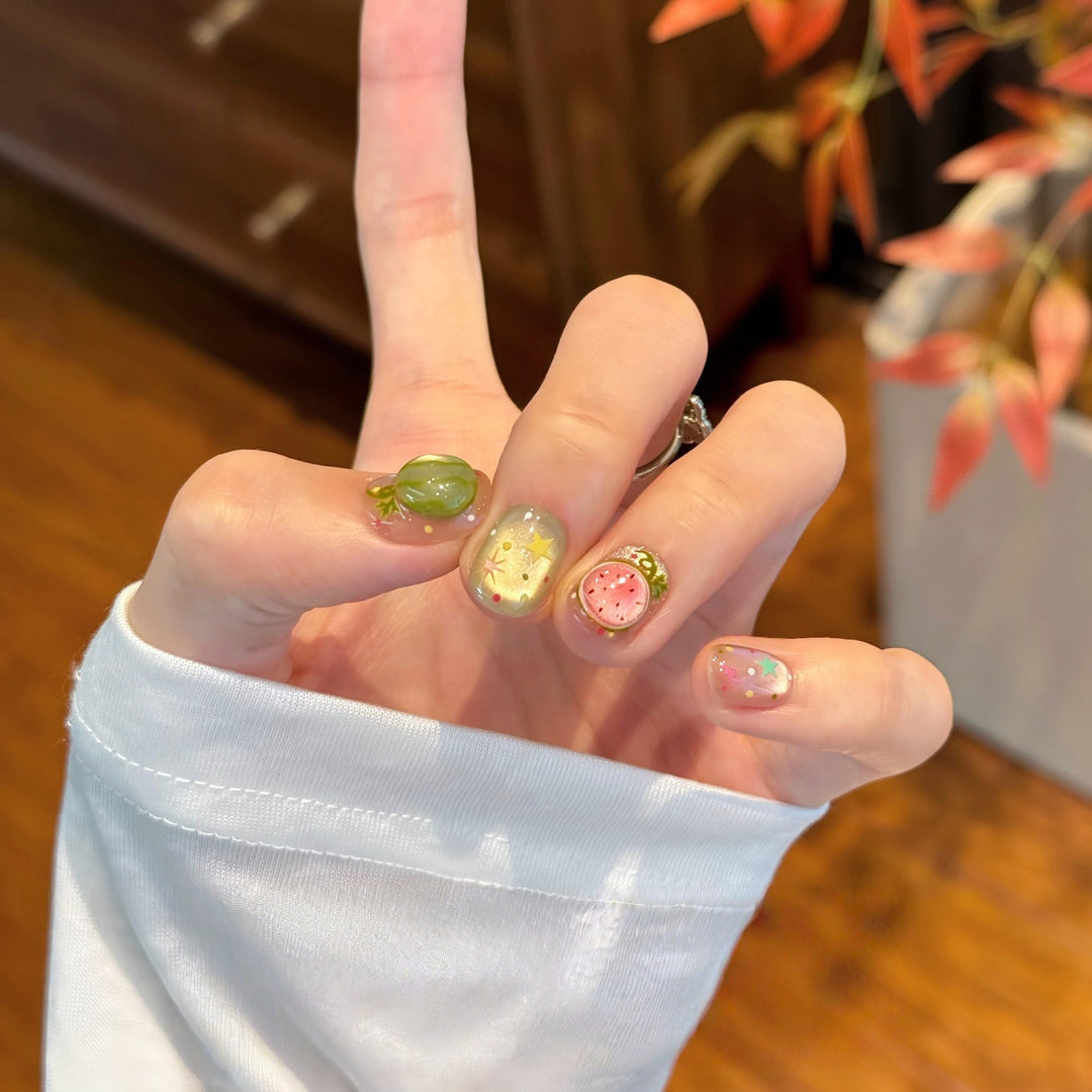 Creative Craft Nails in Playful Fruit Design Bowlift