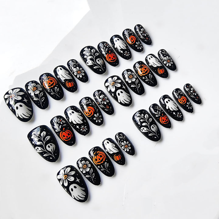 Artificial nails in Halloween design Bowlift