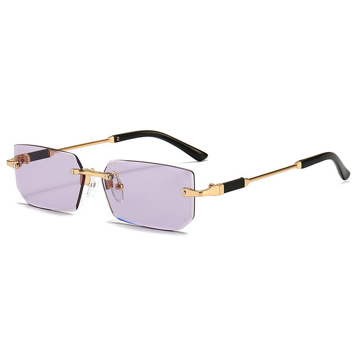 Ladies elegant and fashionable sunglasses with transparent frame Bowlift