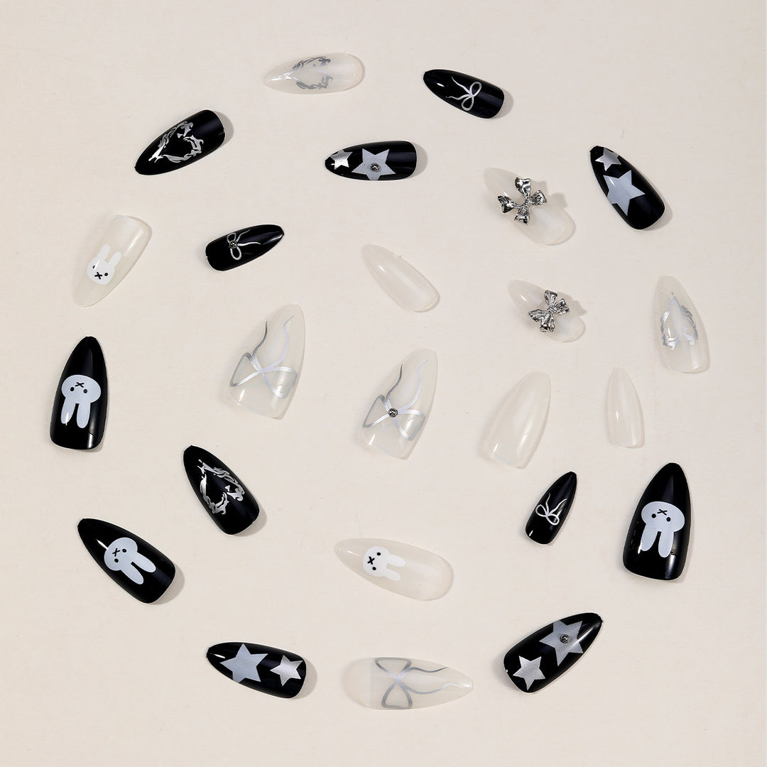 Decorative Gothic Nail Art Extensions Bowlift