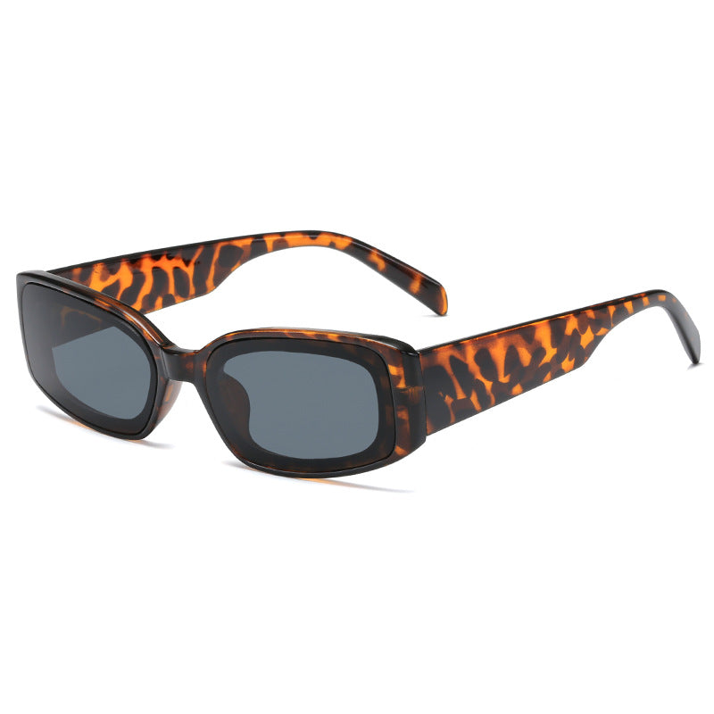 Women's stylish sunglasses with square lenses and transparent frame Bowlift