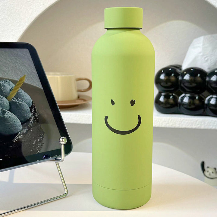 Women’s Insulated Bottle with Cheerful Smiley Design Bowlift