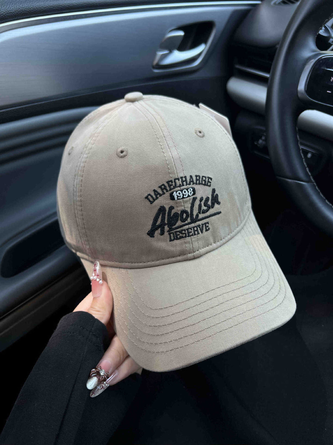 Men's Casual Distressed Graphic Cap Bowlift