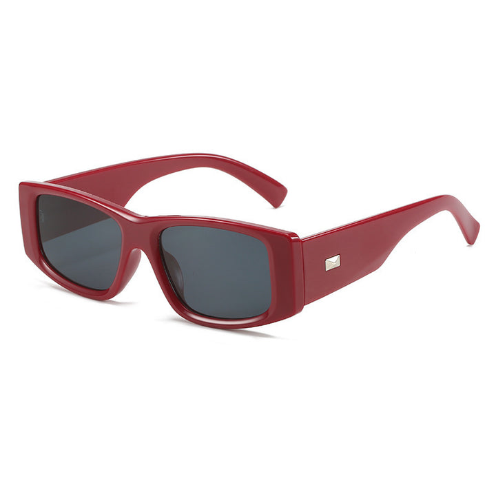 Chunky Retro-Inspired Square Sunglasses Bowlift