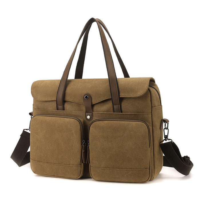 Stylish Canvas Briefcase Bowlift