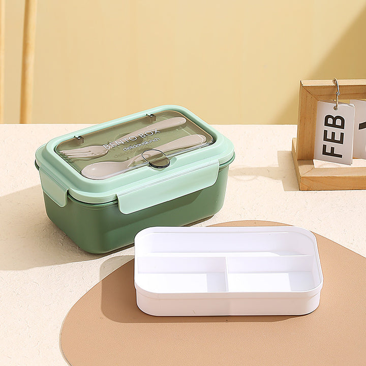 Airtight Bento Lunch Box with Removable Divider