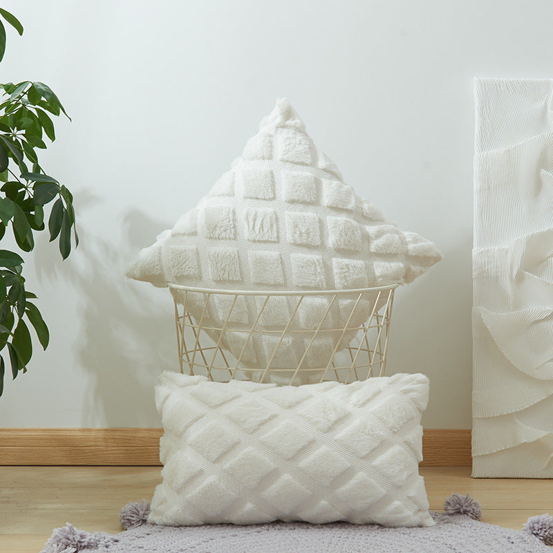 Cozy Textured Throw Pillow