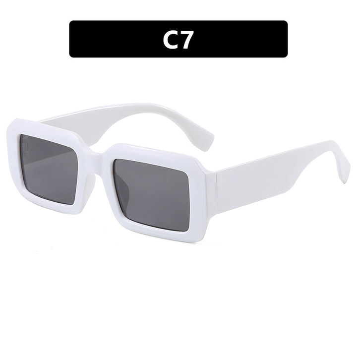 Ladies oversized square sunglasses with modern plastic frame Bowlift