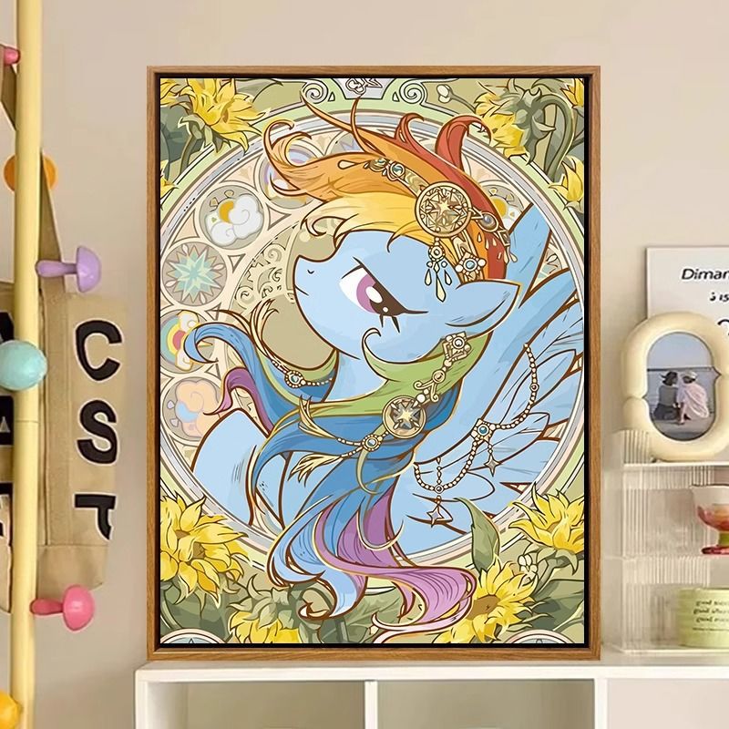 Cartoon-Inspired Fantasy Character Canvas Art Print Bowlift