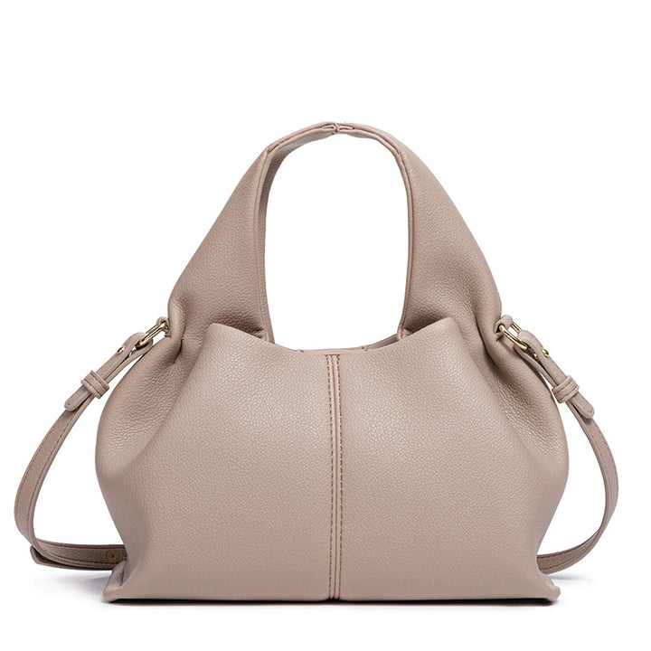 Chic Structured Leather Handbag Bowlift