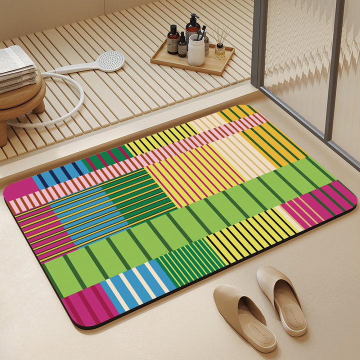 Cheerful Decorative Entrance Mat Bowlift