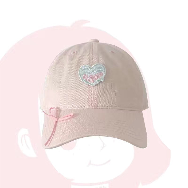 Embroidered Flower Cap