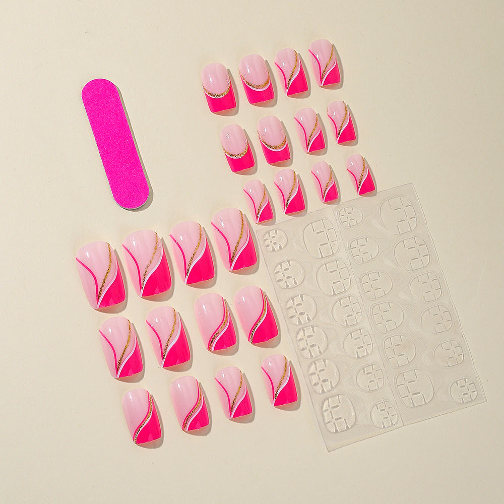 Glamorous Gradient Nail Art Extensions Bowlift