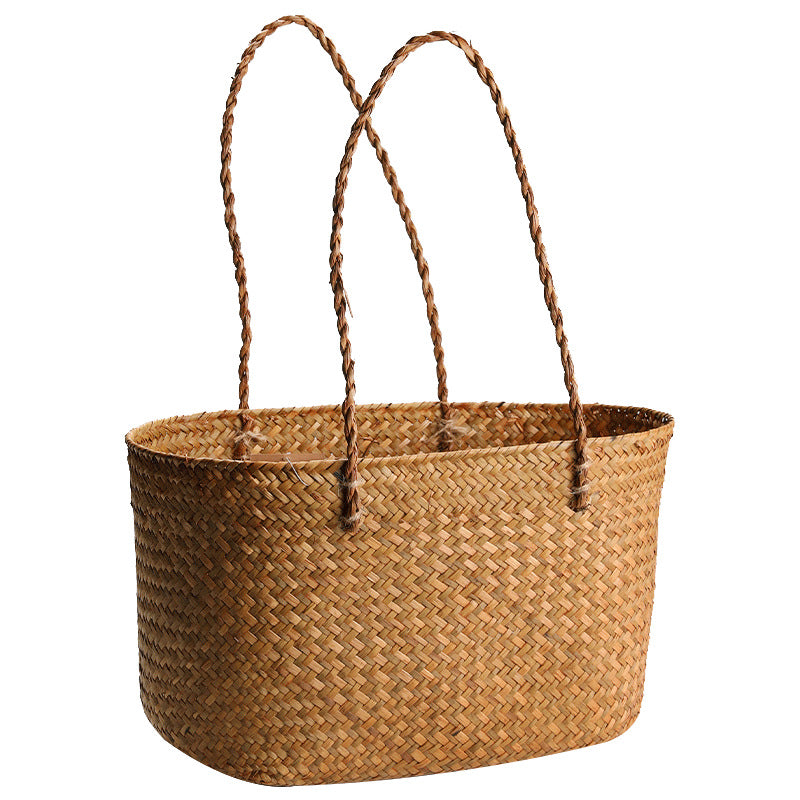 Handcrafted Woven Storage Tote Bowlift