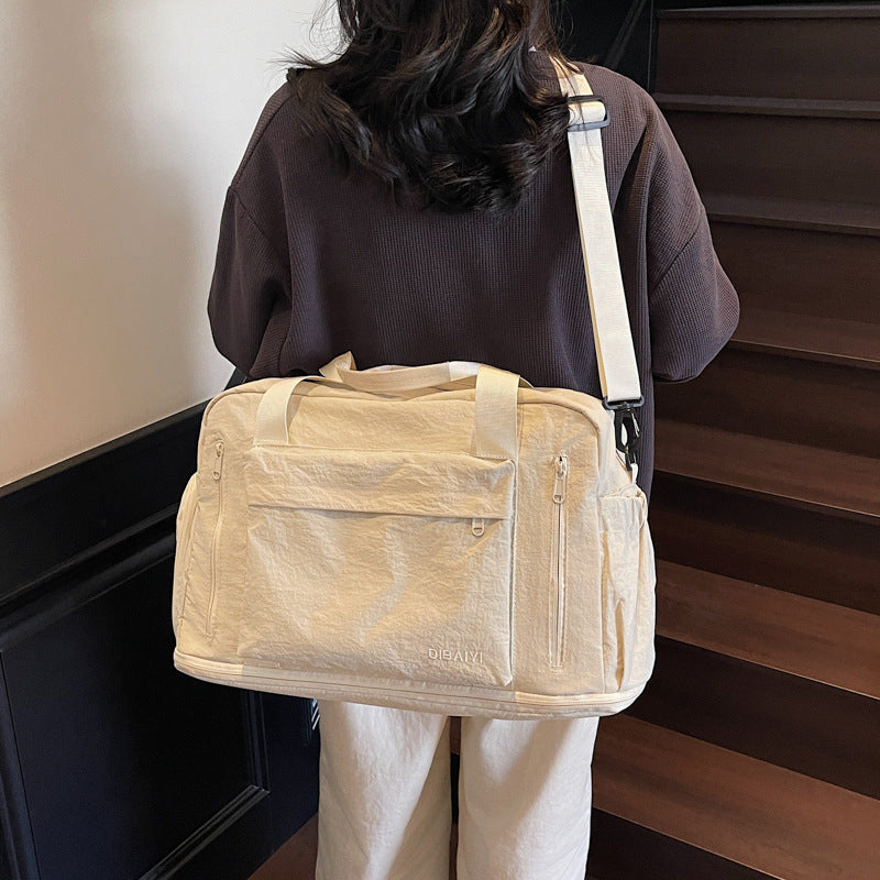 Multifunctional Travel Bag with Adjustable Shoulder Strap Bowlift