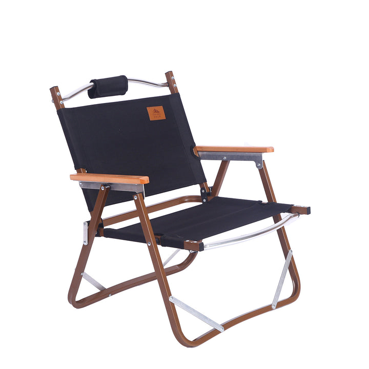 Folding chair with ergonomic design and sturdy frame Bowlift