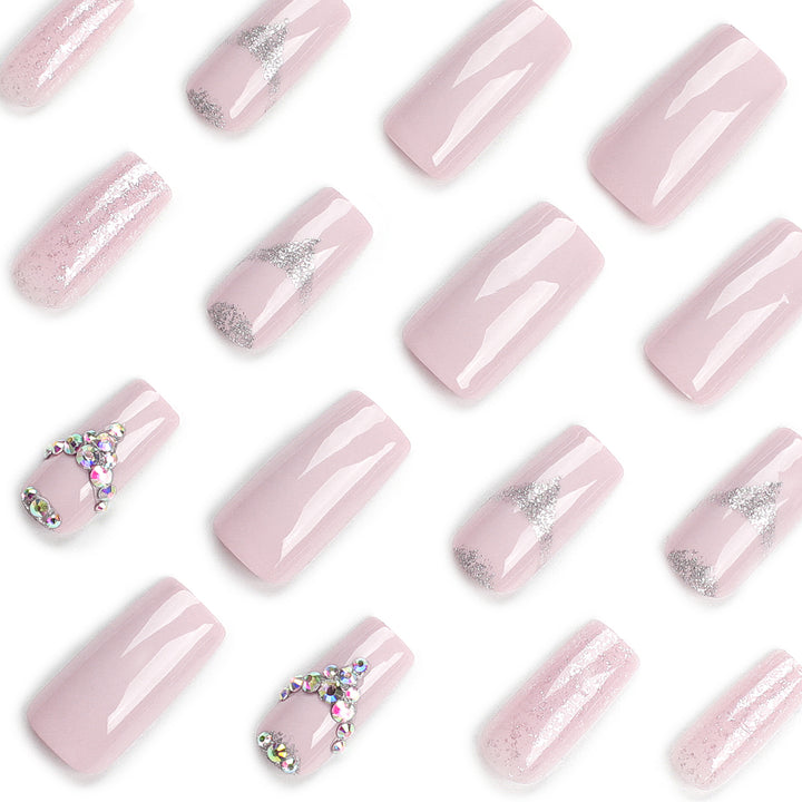 Artful Nail Art with Rhinestone Embellishments Bowlift