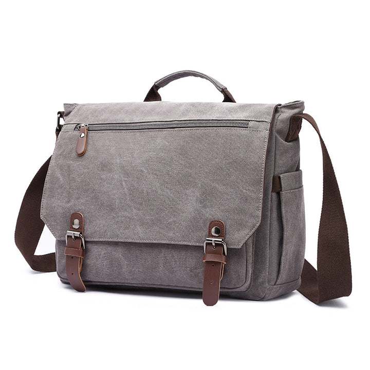 Trendy Canvas Shoulder Bag Bowlift