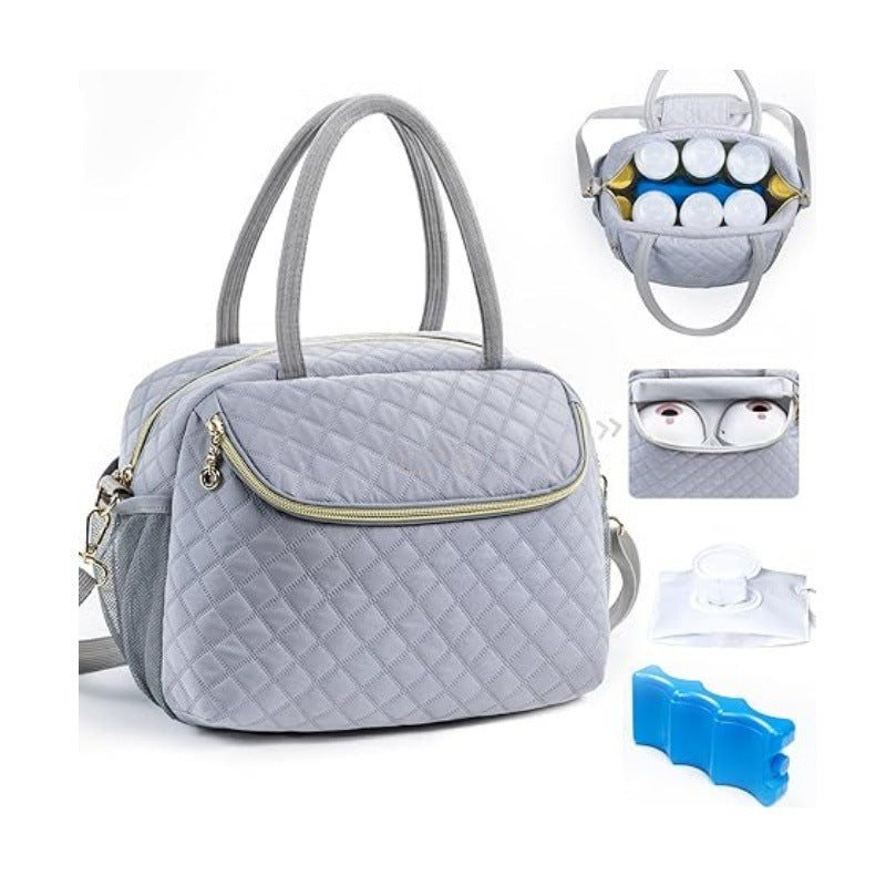 Multifunctional cooler bag with insulated interior compartment Bowlift