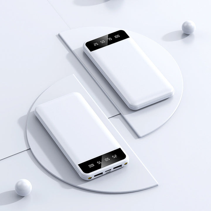 Portable power bank with intelligent LED display Bowlift