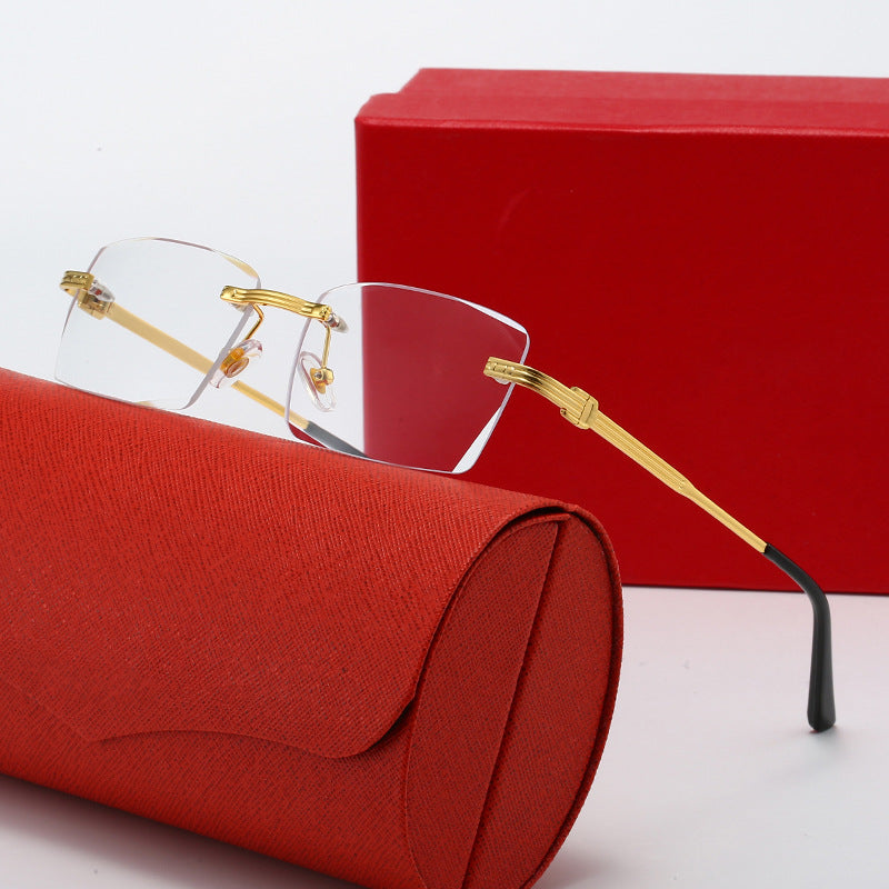 Ladies exclusive geometric sunglasses with luxury metal frame and polarized lenses Bowlift