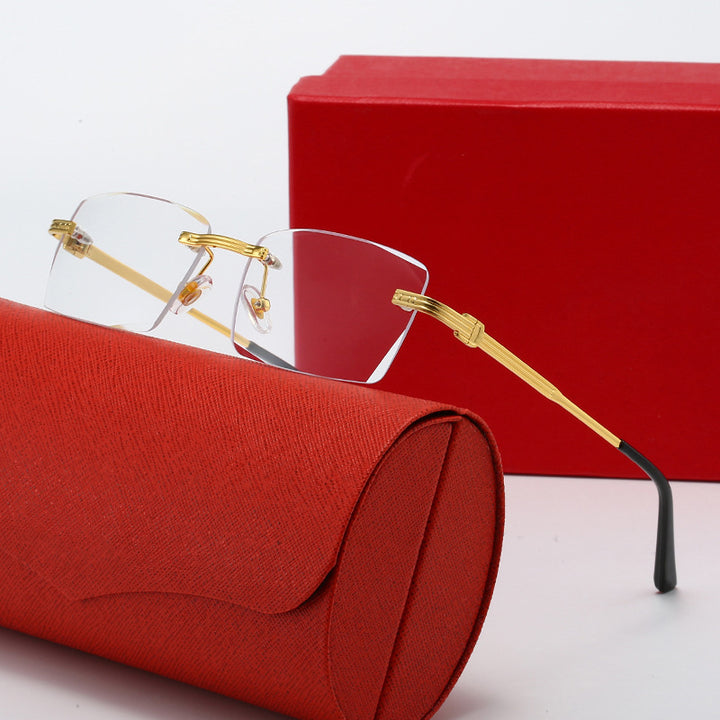 Ladies exclusive geometric sunglasses with luxury metal frame and polarized lenses Bowlift