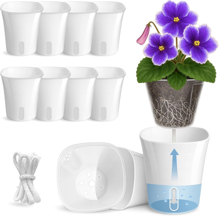 Self-Watering Plant Pot Set Bowlift