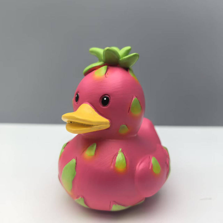 Funny rubber duck with strawberry design Bowlift